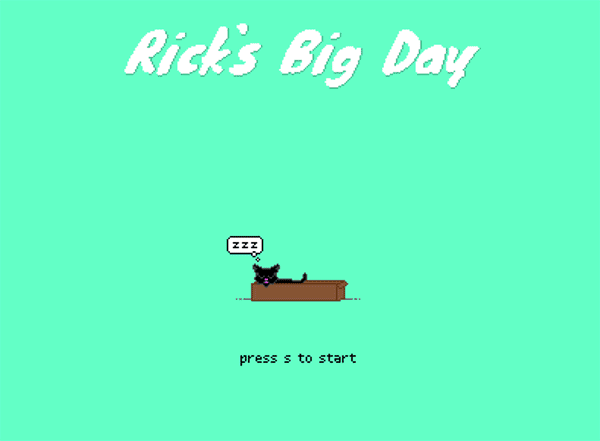 Gif of the game Rick's Big Day.